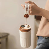 Mug isotherme intelligent à affichage LED et lumière LED, 450 ml